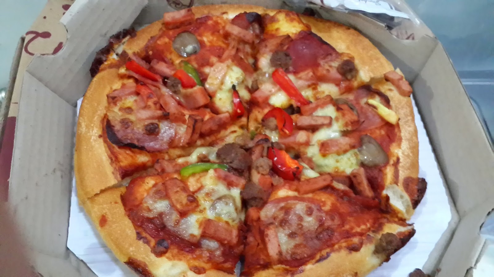 Pizza rasa super supreme